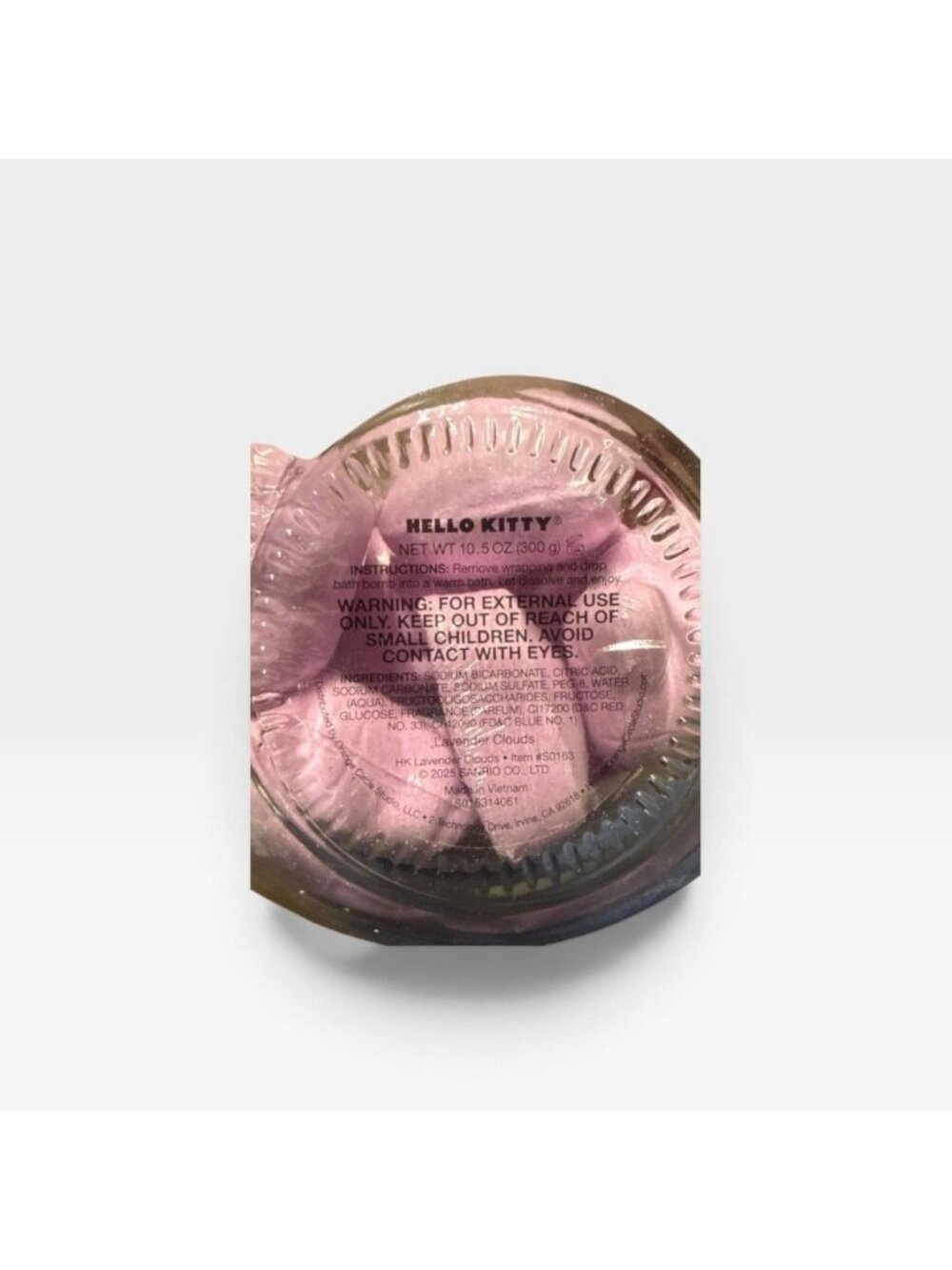 Sanrio Hello Kitty Bath Bomb Jar with Lavender Clouds - 10.5 Oz New - Picture 6 of 6